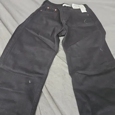 ABERCROMBIE & FITCH HIGH RISE JEANS – 90S RELAXED FIT, BLACK DENIM, WAIST 26 