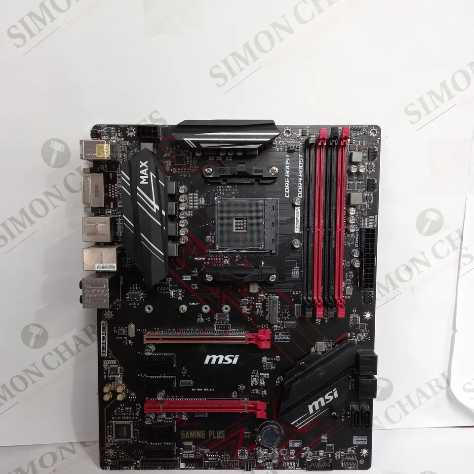 MSI B450 GAMING PLUS MOTHERBOARD