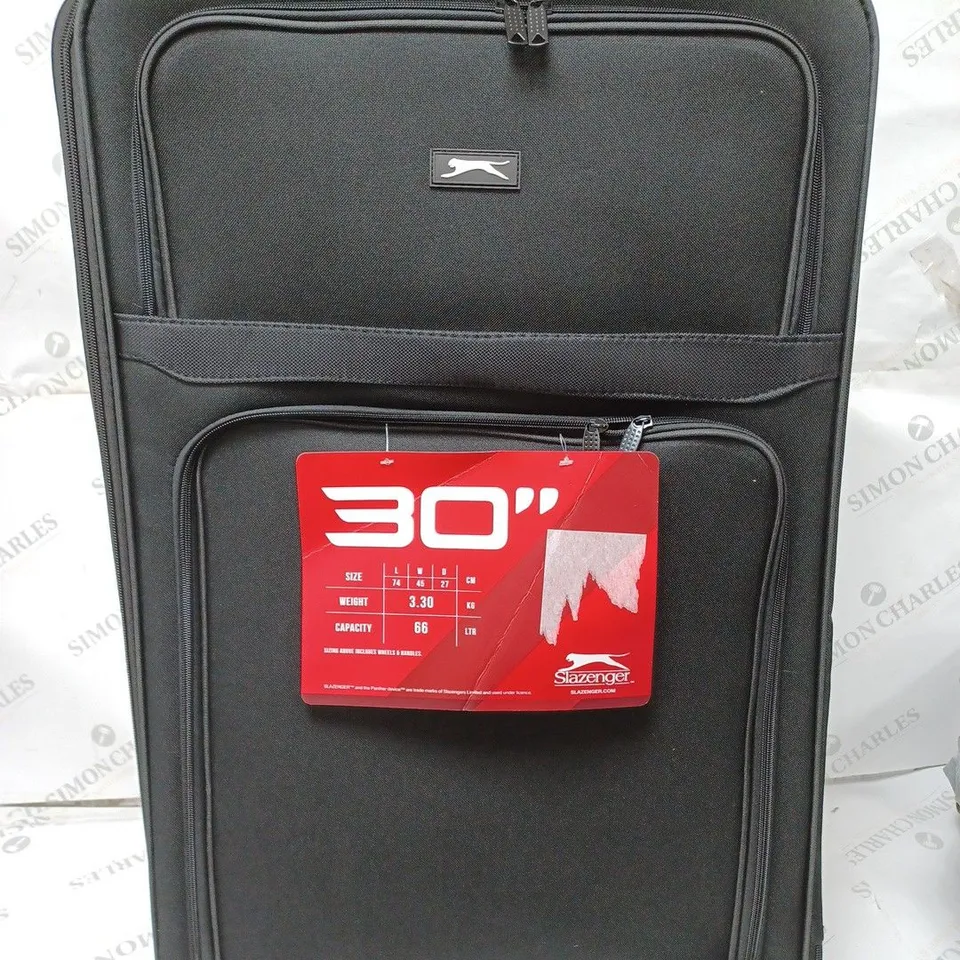 SLAZENGER BLACK TROLLEY CASE - 74CM 66L