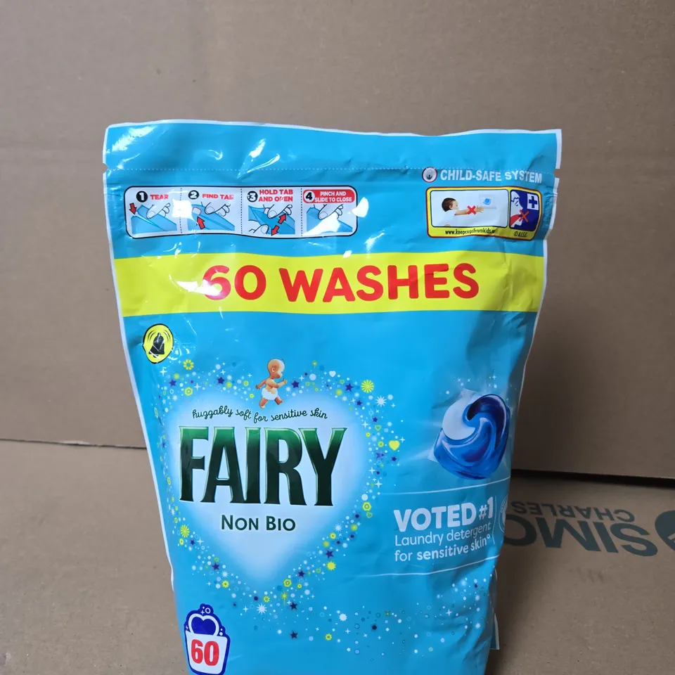 FAIRY NON BIO LAUNDRY DETERGENT – 60 WASHES