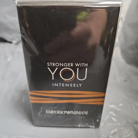BOXED AND SEALED STRONGER WITH YOU INTENSELY EMPORIO ARMANI EAU DE PARFUM 50ML