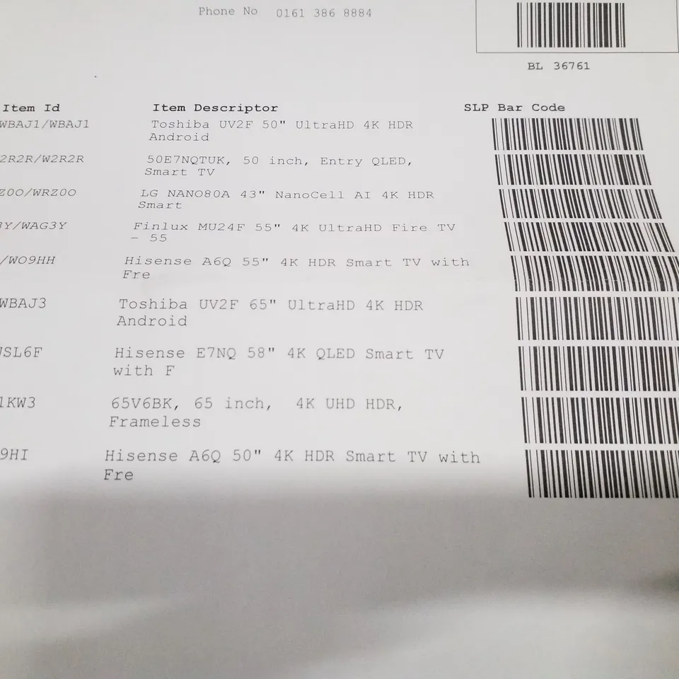 PALLET CONTAINING APPROXIMATELY 9 ASSORTED DAMAGED TVS