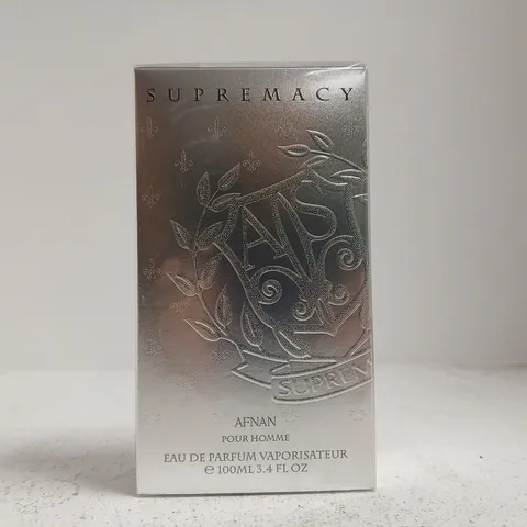 SEALED AFNAN SUPREMACY SILVER POUR HOMME EAU DE PARFUM 100ML