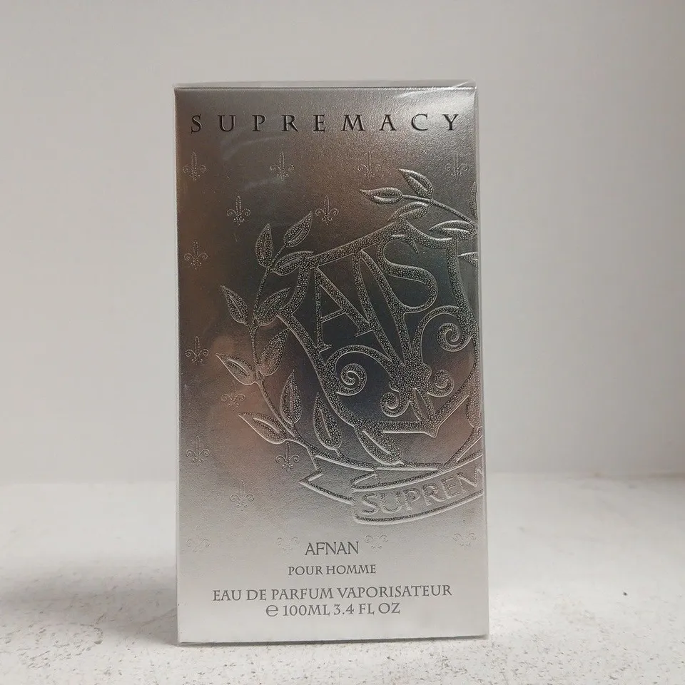 SEALED AFNAN SUPREMACY SILVER POUR HOMME EAU DE PARFUM 100ML 