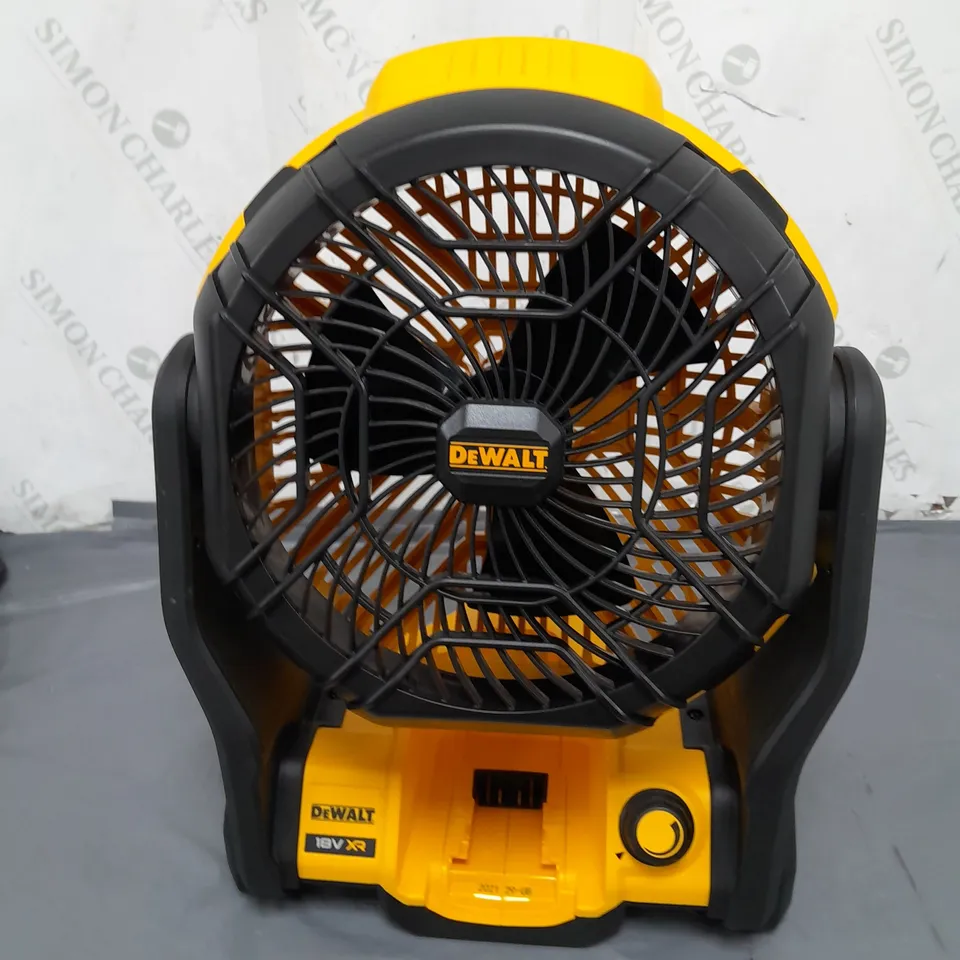 DEWALT DCE512 18V XR CORDLESS FAN BODY ONLY