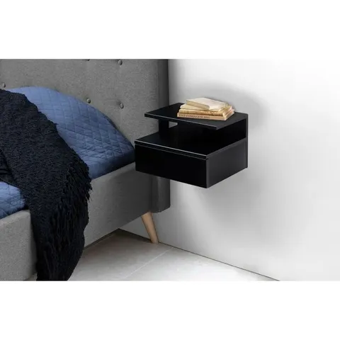 BOXED CLIFFSAGE MANUFACTURED WOOD BEDSIDE TABLE (1 BOX)