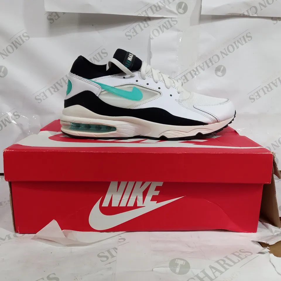 PAIR OF NIKE AIR MAX 93 BRIGHT WHITE/ CITRUS - SIZE 12