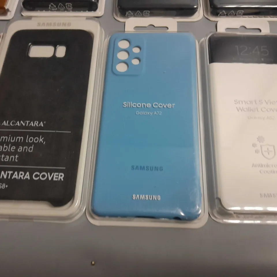 LOT OF 10 ASSORTED SAMSUNG MOBILE PHONE CASES