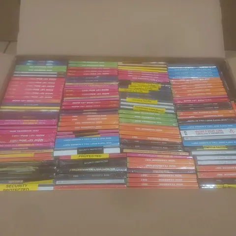 BOX OF APPROX 100 BRAND NEW MUSIC CDS TO INCLUDE;