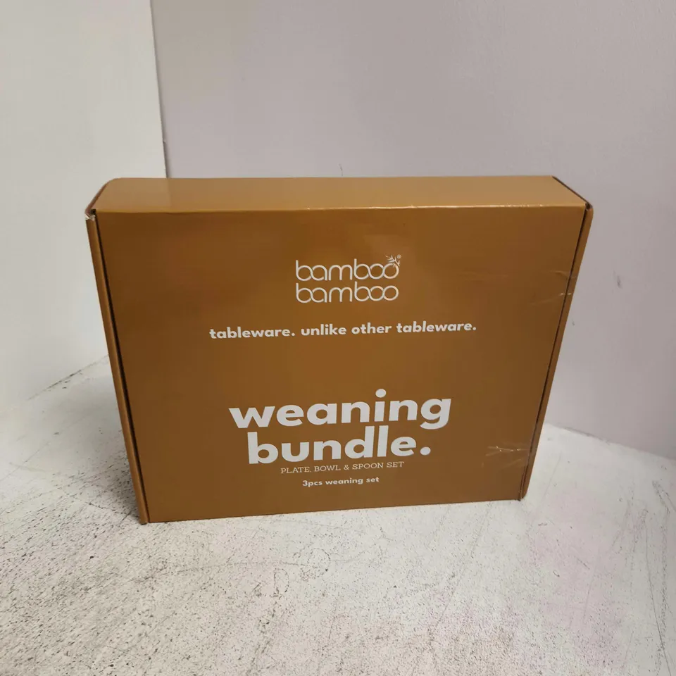 BOXED BAMBOO BAMBOO 3PC WEANING BUNDLE