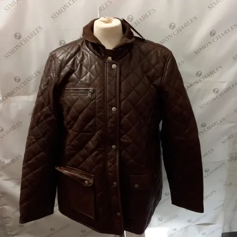 WOODLAND LEATHER LADIES CLASSIC COAT SIZE 22