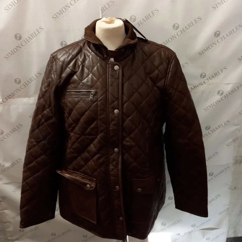 WOODLAND LEATHER LADIES CLASSIC COAT SIZE 22