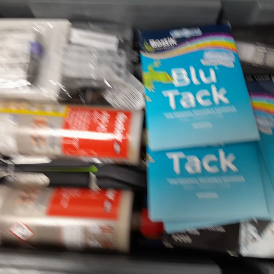 APPROXIMATELY 20 ASSORTED HOUSEHOLD ITEMS TO INCLUDE BLU TACK, CAN OPENER, MOSQUITO REPELLENT, ETC