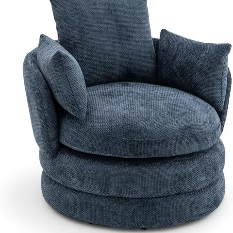 BOXED TERI BIG SWIVEL CHAIR IN SOLO FABRIC - BLUE (1 BOX)