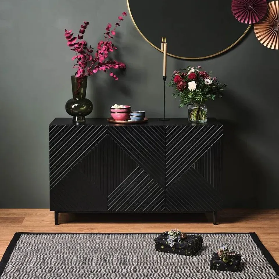 BOXED ADDAI 120CM WIDE SIDEBOARD (2 BOXES)