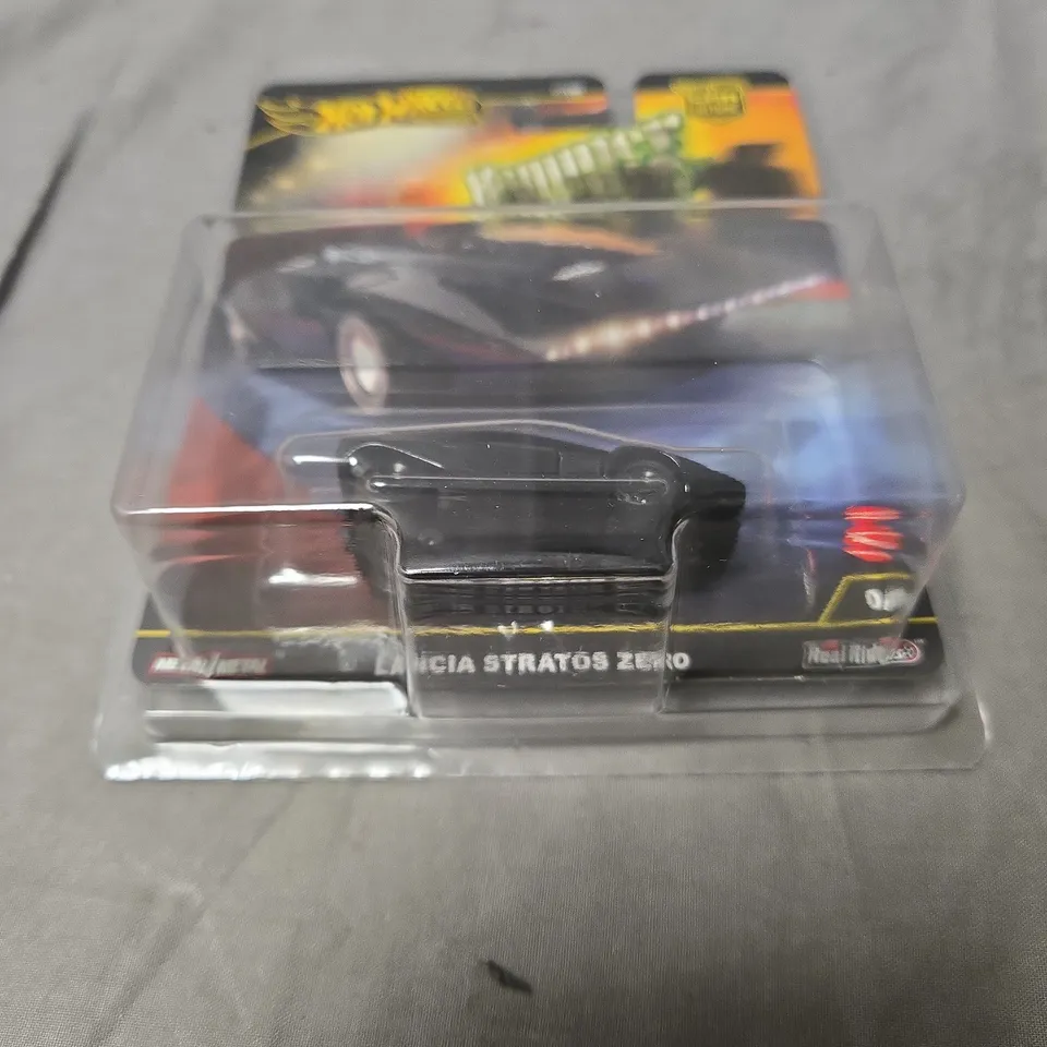 HOT WHEELS LANCIA STRATOS ZERO DIE-CAST CAR – CARDED BLISTER PACK