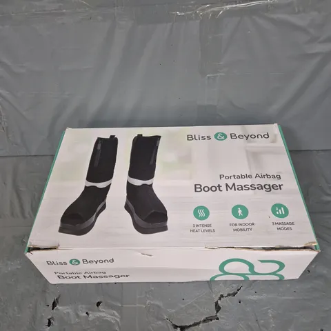 BLISS & BEYOND PORTABLE AIRBAG BOOT MASSAGER