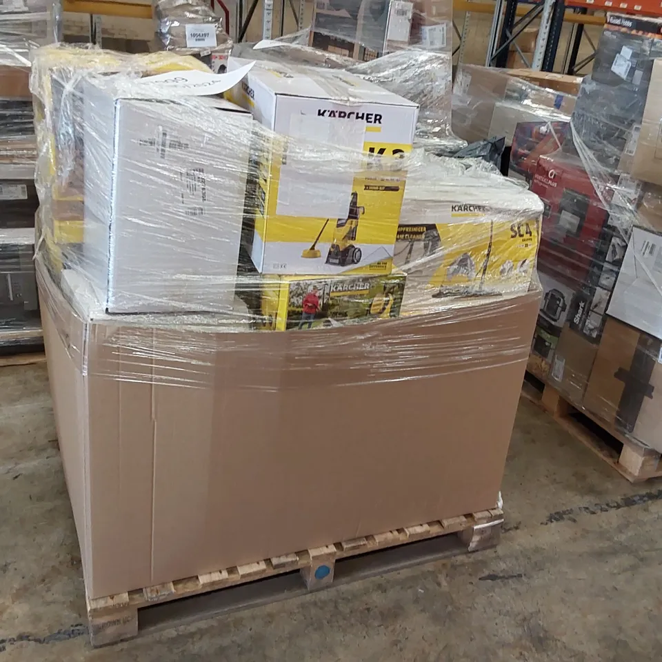 PALLET OF APPROXIMATELY 21 UNPROCESSED RAW RETURN HOUSEHOLD AND ELECTRICAL GOODS TO INCLUDE;