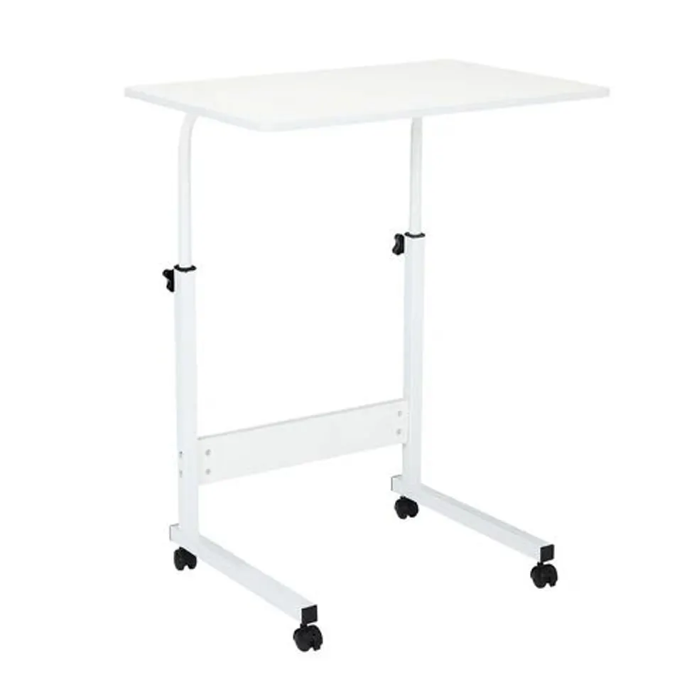 BOXED BEDSIDE TABLE - WHITE