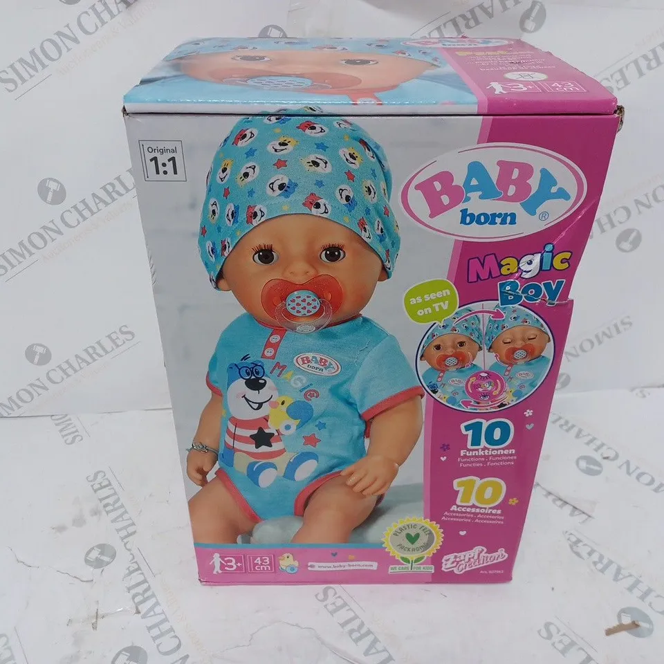 BOXED AND SEALED BABY BORN MAGIC BOY TOY RRP £64.99
