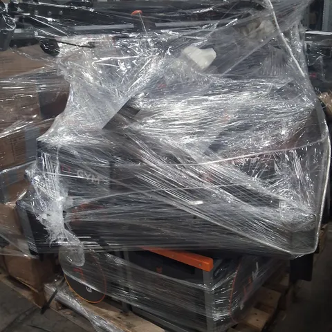 PALLET CONTAINING GYM PRODUCTS
