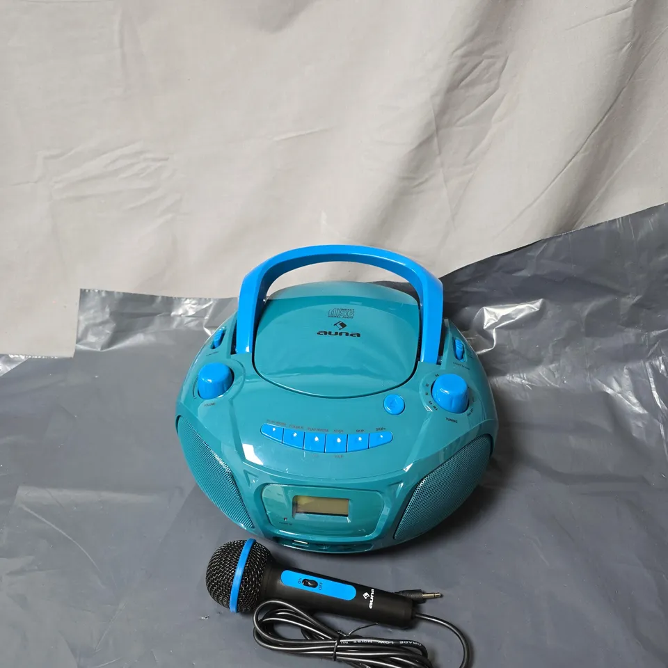 BOXED AUNA ROADIE SING CD BOOMBOX AND LIGHTSHOW 