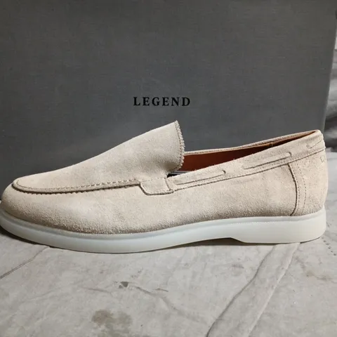 LEGEND BEIGE SUEDE LOAFERS – UK 11 (EU 45)