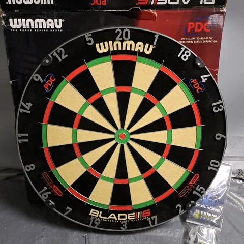 WINMAU BLADE 6 TRIPLE CORE CARBON DARTBOARD