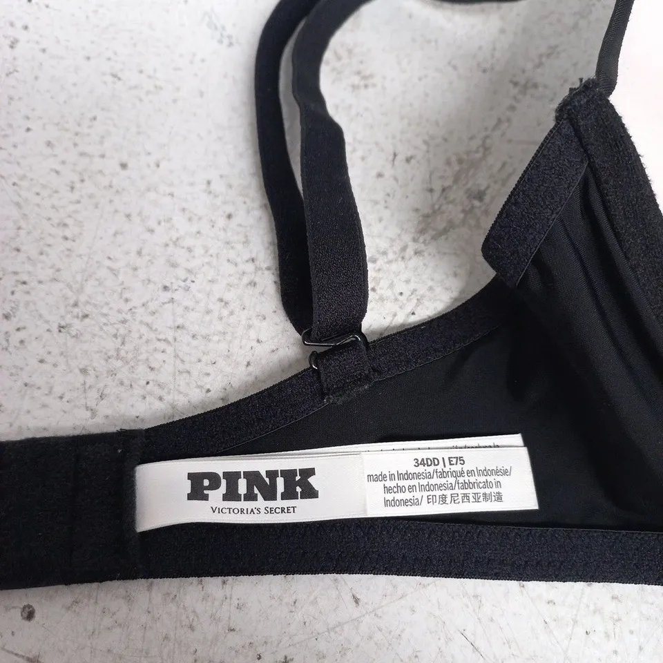 VICTORIA'S SECRET PINK BRA – BLACK, 34DD