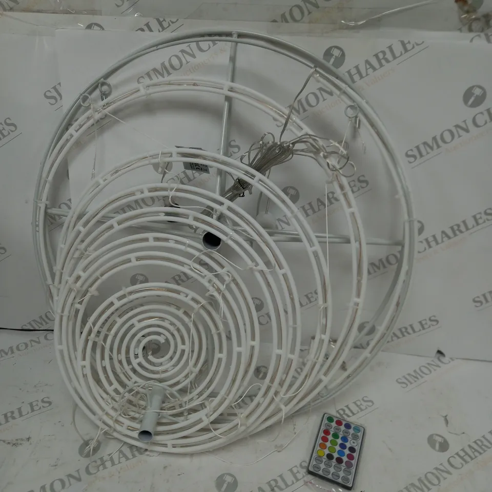 BOXED SANTAS BEST INDOOR/OUTDOOR RAINBOW SPIRAL LIGHTUP TREE