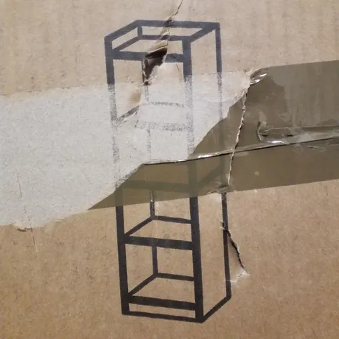 BOXED LIVING AND HOME BOOKSHELF - WARM WHITE