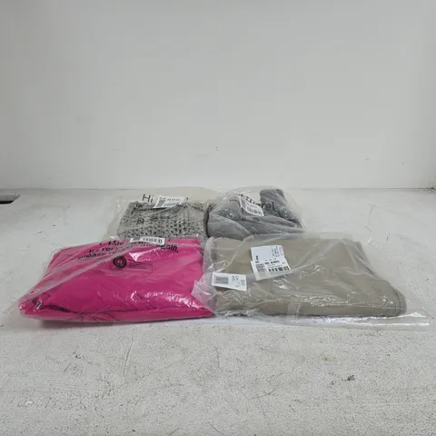 BOX OF APPROXIMATELY 25 ASSORTED CLOTHING ITEMS OF VARIOUS STYLES AND SIZES TO INCLUDE KHAKI DRESS, PINK DRESS, OLIVE TOP ETC