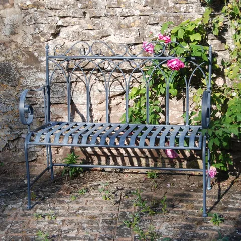 BOXED OVERCASH METAL BENCH