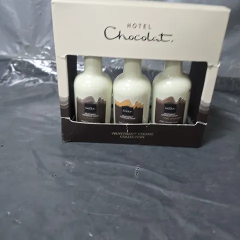 HOTEL CHOCOLAT VELVETISED CREAMS PACK OF 3 - CHOCOLATE, SALTED CARAMEL AND ESPRESSO MARTINI