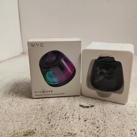 BOXED WYE WAVE MAGNETIC WIRELESS SPEAKER