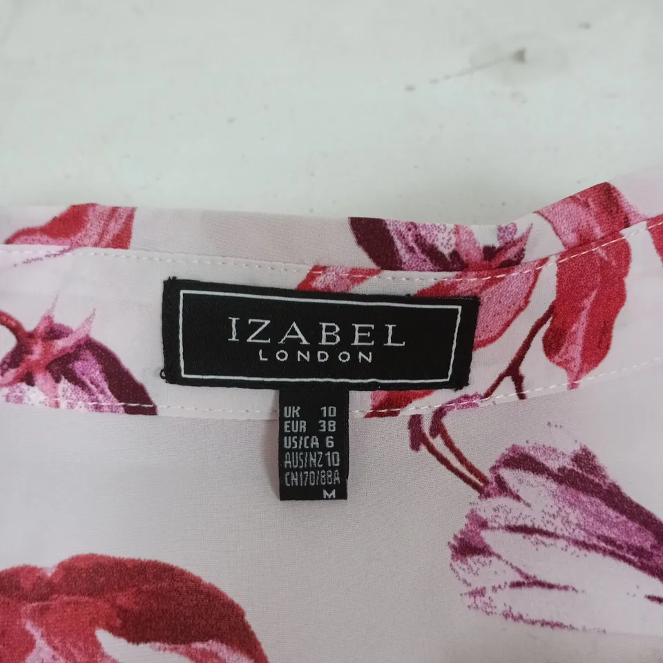 IZABEL LONDON FLORAL SHIRT – UK 10