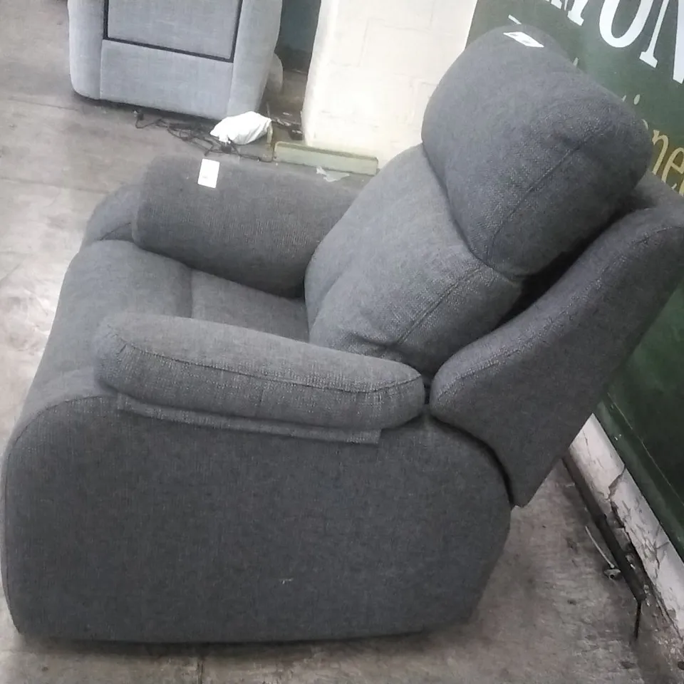 QUALITY G-PLAN BRITISH MADE HARDWOOD FRAMED KINGSBURY ROCHE SLATE POWER RECLINING ARMCHAIR
