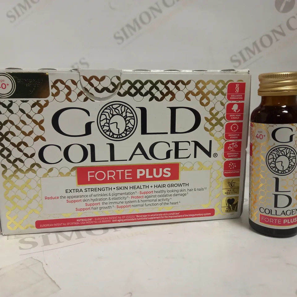 GOLD COLLAGEN FORTE PLUS COLLAGEN FOOD SUPPLEMENT (10 X 50ML)