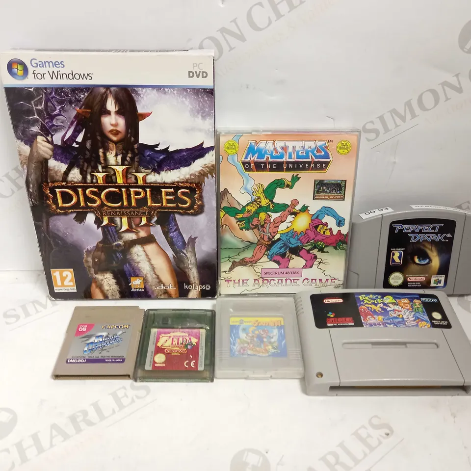 LOT OF 7 RETRO VIDEO GAMES