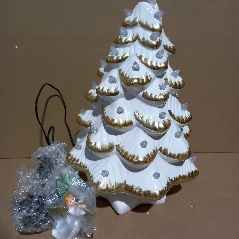 ANGEL PRE-LIT CIRCLING CHARACTER NOSTALGIC TREE - ANGEL
