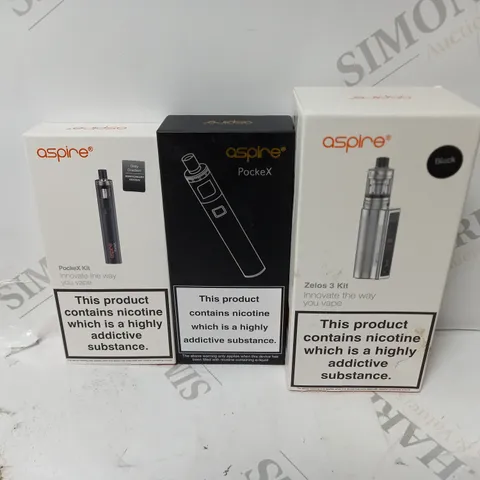 BOX OF APPROXIMATELY 20 ASSORTED E-CIGARETTES