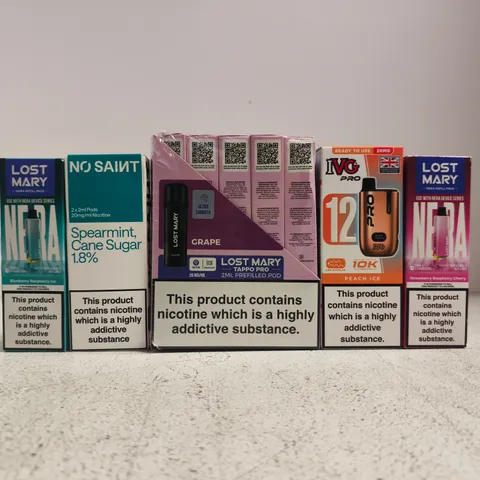 APPROXIAMTELY 20 ASSORTED VAPING PRODUCTS - COLLECTION ONLY