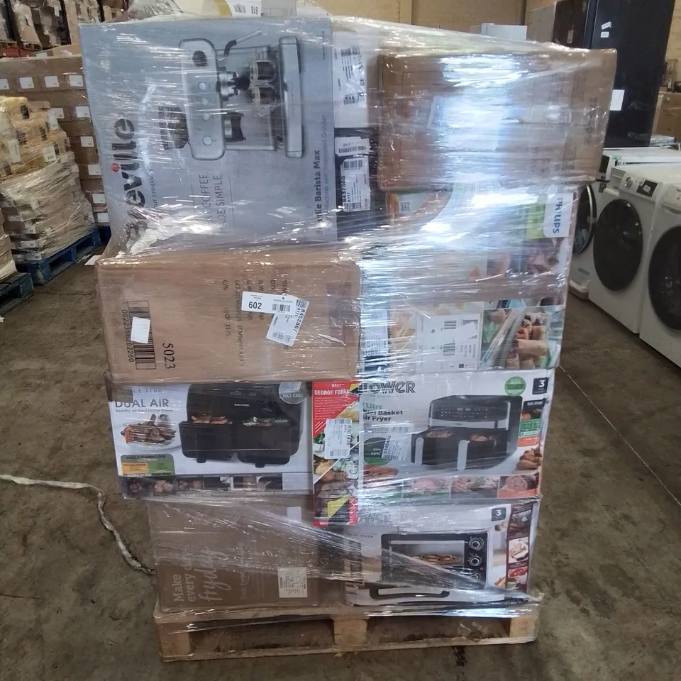 PALLET OF APPROXIMATELY 37 UNPROCESSED RAW RETURN HOUSEHOLD AND ELECTRICAL GOODS TO INCLUDE;