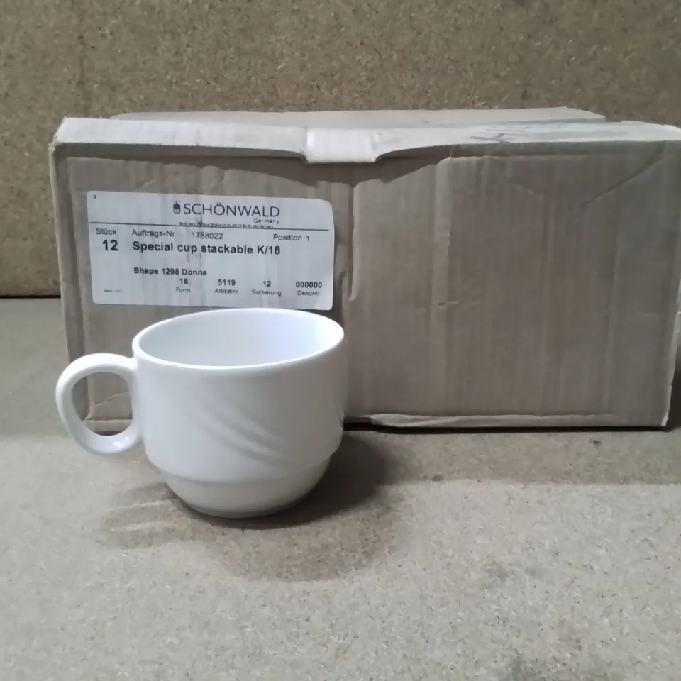 BOXED SCHONWALD ESPRESSO CUPS APPROXIMATELY 12