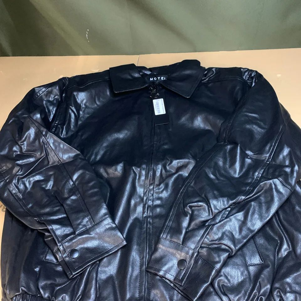 WOMENS CAVITA FAUX LEATHER JACKET SIZE XXS