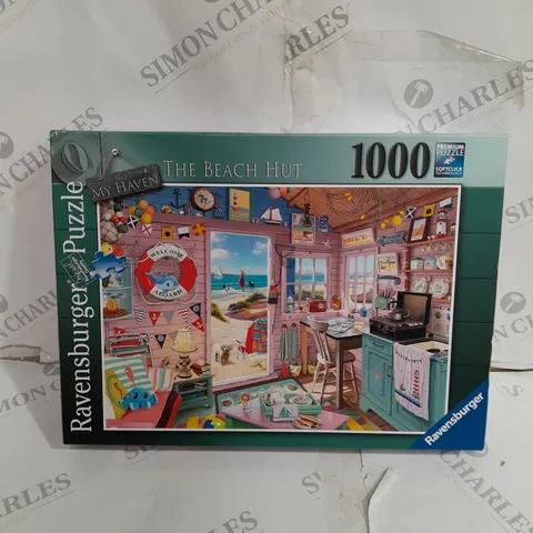 BOXED RAVENSBURGER THE BEACH HUT 1000 PEICE