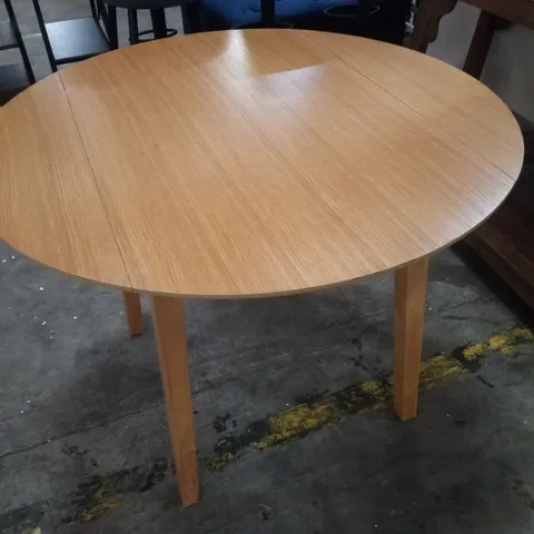 100CM ROUND WOOD DINING TABLE 
