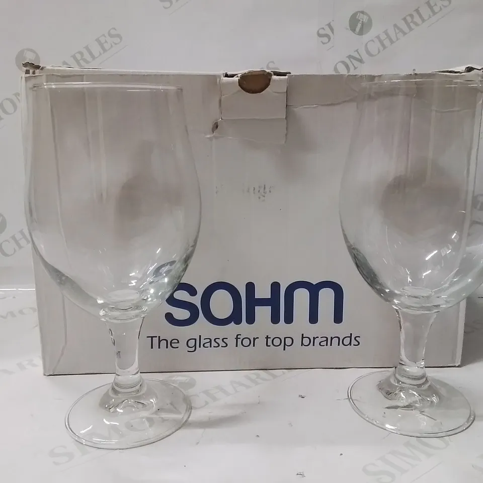 BOXED SAHM EXCLUSIVE GOBLETS SET OF 6