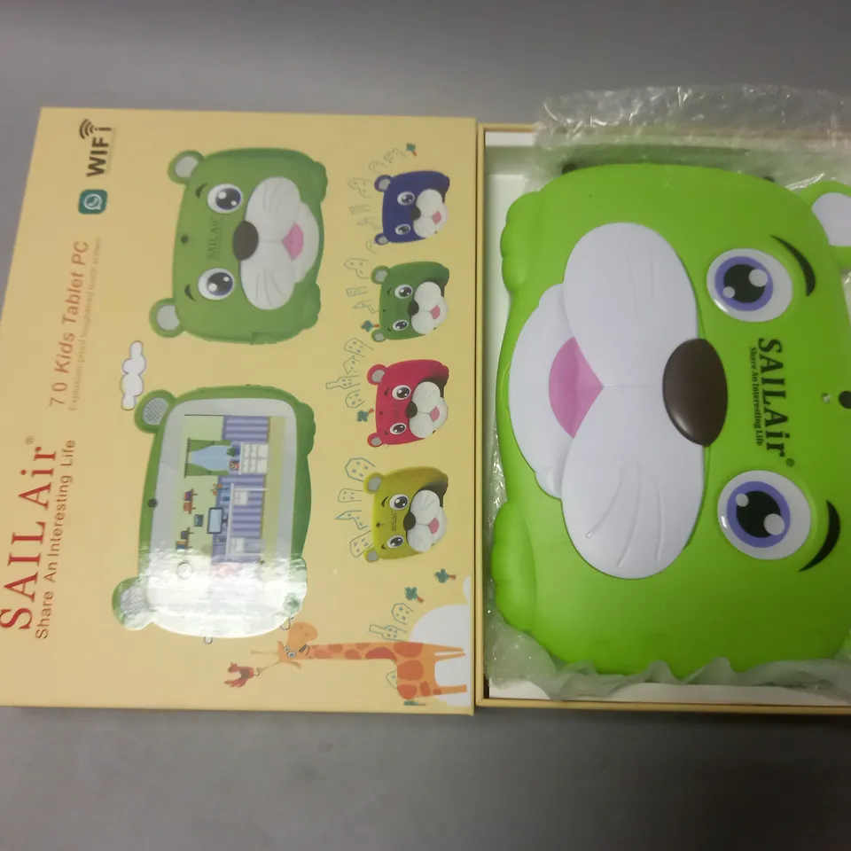 BOXED SAIL AIR 7" KIDS TABLET PC - GREEN