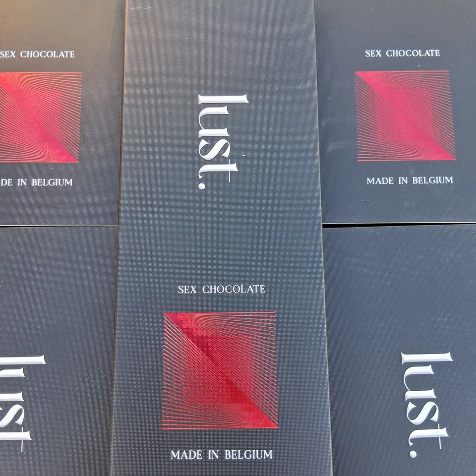APPROXIMATELY 180 BARS OF LUST. SEX CHOCOLATE MADE IN BELGIUM 60G
